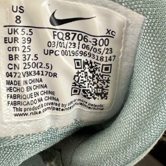 Nike Air Zoom GT Cut 2 Womens Size 8 Black Blue White Basketball Shoes Sneakers - Picture 13 of 13